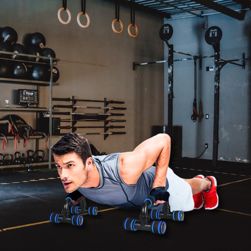 Parallel Push-Up Bars. Non-Slip Parallel Bar, Pull-Up Handle for Fitness,
