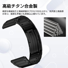 PONATTENO Replacement Band For CMF BY NOTHING PRO 2 Smart Watch Band 0.9 inch (22 mm) Wide Lightweight Titanium Alloy Watch Band Quick Release Link Adjustable Length Folding Buckle Watch Men's Strap