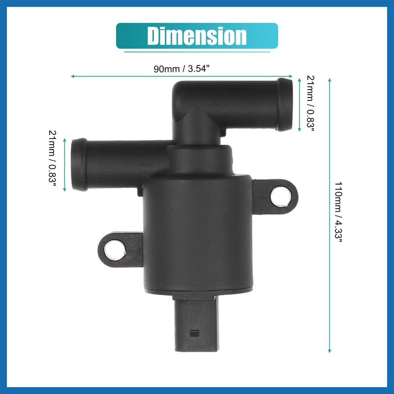 A ABSOPRO 4H0-121-671-D Control Solenoid Valve HVAC Heater Control Valve
