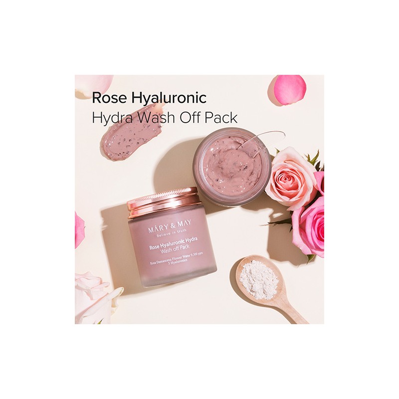 Mary&May [Mary&May]*TIMEDEAL* Rose Hyaluronic Hydra Wash off Pack 125g