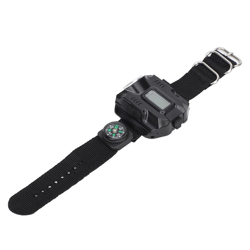 Outdoor Waterproof LED Portable Wrist Light Highlight Flashlight with Display