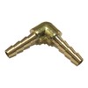 EDGE INDUSTRIAL 3/16" Hose ID 90 Degree Brass Elbow Union