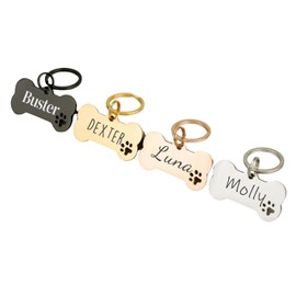 Etiquetas para perros personalizadas - Etiquetas para perros, Collar de perro personalizado con nombre, Etiquetas de identificación para perros personalizadas, Etiquetas para perros personalizadas