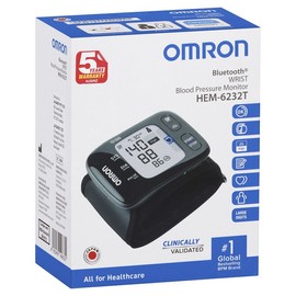 Omron Bluetooth Wrist Blood Pressure Monitor HEM-6232T