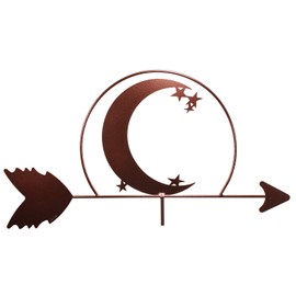 SWEN Products Crescent Moon and Star Weathervane Interchangeable Top Arrow Only