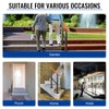 Metal Handrail Wood Grain for Elderly, 2 Step Hand Rails