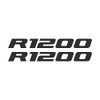 2pcs Stickers R1200 compatible with Moto Motorrad R1200GS ADVENTURE R