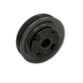Single Groove 5.25" Cast Iron Electric Motor " H " Pulley/Sheave, Bushing Included, for 5/8" Top Width B/5L/BK/5LK Section V Belt, 1 Groove Pulley (3/4" Shaft / 0.75" Bore, BK55H)