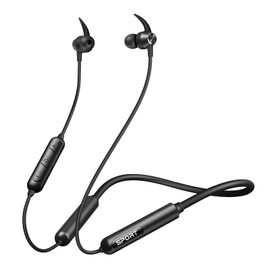 CXK Neckband Headphones, Bluetooth 5.3 Headphones 80Hrs Extra Long Playtime Stereo Bass in-Ear Headsets with Mic, IPX6 Waterproof Earbuds for Sport, Business, Black