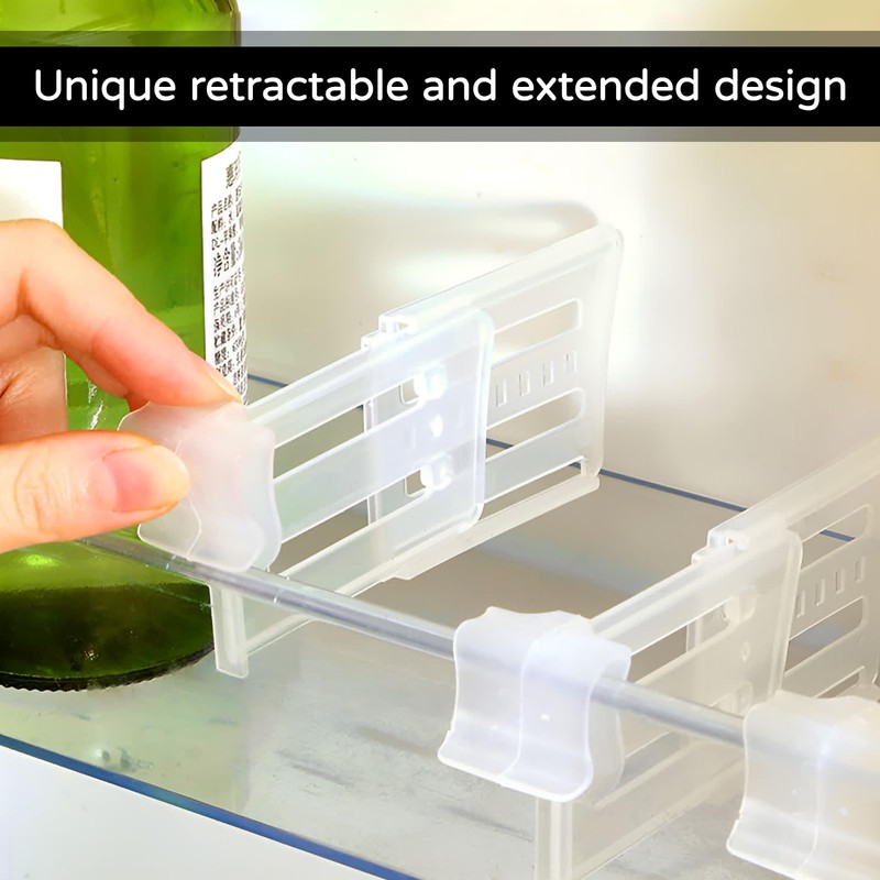 Pack of 16 Fridge Organiser, Fridge Organiser, Fridge Accessories, Freezer