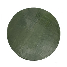 GUARD SHIELD Lona redonda de 12 pies, impermeable, resistente, para debajo de la piscina, verde/plata, multiusos, cubierta circular para exteriores