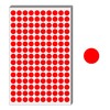 3000 Pieces, 1/2 inch - Red Dot Stickers, Small Round