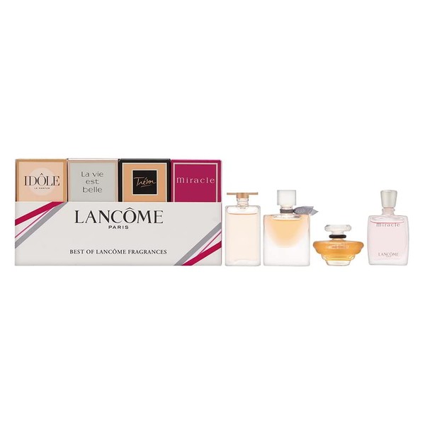 Lancôme Travel Exclusive, Best of Lancôme Fragrances, Idôle 5 ml, La Vie est Belle 4 ml, Trèsor 7.5 ml, Miracle 5 ml