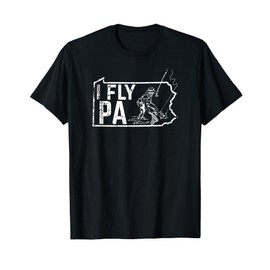 Pennsylvania Fly Fishing Fisherman T-shirt T-Shirt