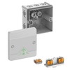 Spelsberg Abox SLK-2.5 IP66 Junction Box with 3 Screwless 3-Wire Terminals, Floor-Fixed Design, Internal Mounting Points, Grey