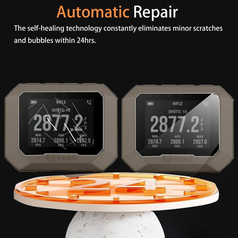 Lamshaw Compatible for Garmin Foretrex 801 Screen Protector, [6 Pack]