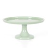 Martha Stewart Highbrook 10 Inch Jadeite Cake Stand with Glass