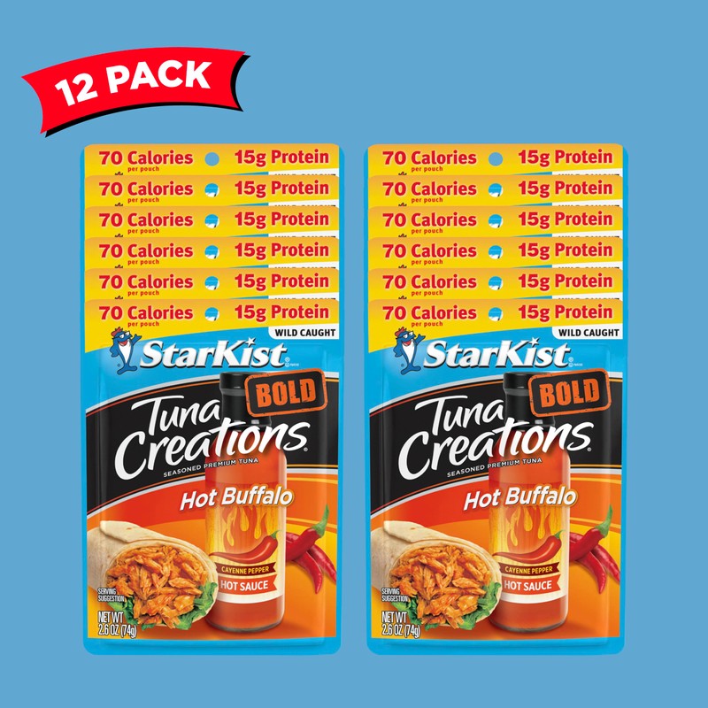 StarKist Tuna Creations BOLD Hot Buffalo Pouch (2.6 oz -