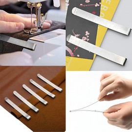 20Pcs Sewing Clips Stainless Steel, 3 inches Measurement Ruler Quilting Supplies for Wonder Clips, Water Erasable and Wear-Resistant Pinning and Marking Accessories/Marking Sewing Project Qu