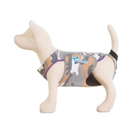 Chihuansie WOOF! Purple Designer Full Body Onesie Dog Diaper Created to Hygienically Absorb and Contain Urine (Small, Purple)