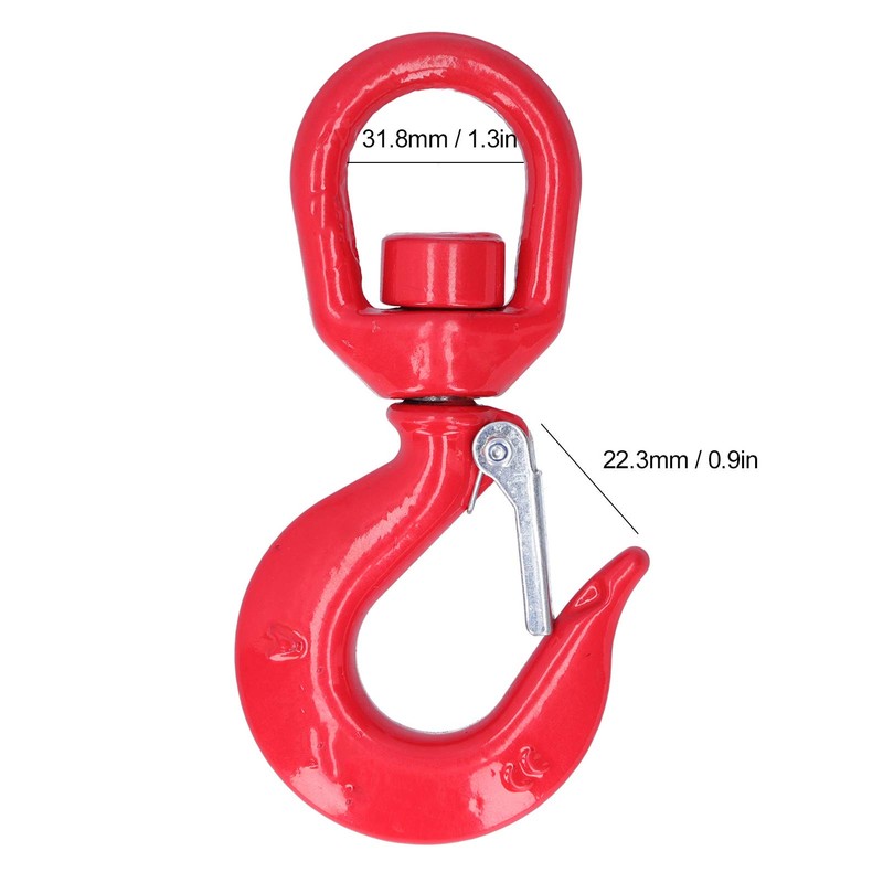 frenma Safety Hook, Crane Hook, High-Strength Fine Rib for Lifting