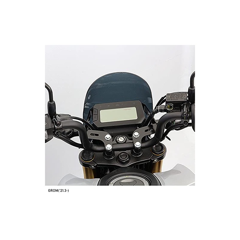 ENDURANCE GROM XJL26P642S1 Motorcycle Meter Visor Set Smoke + Mounting