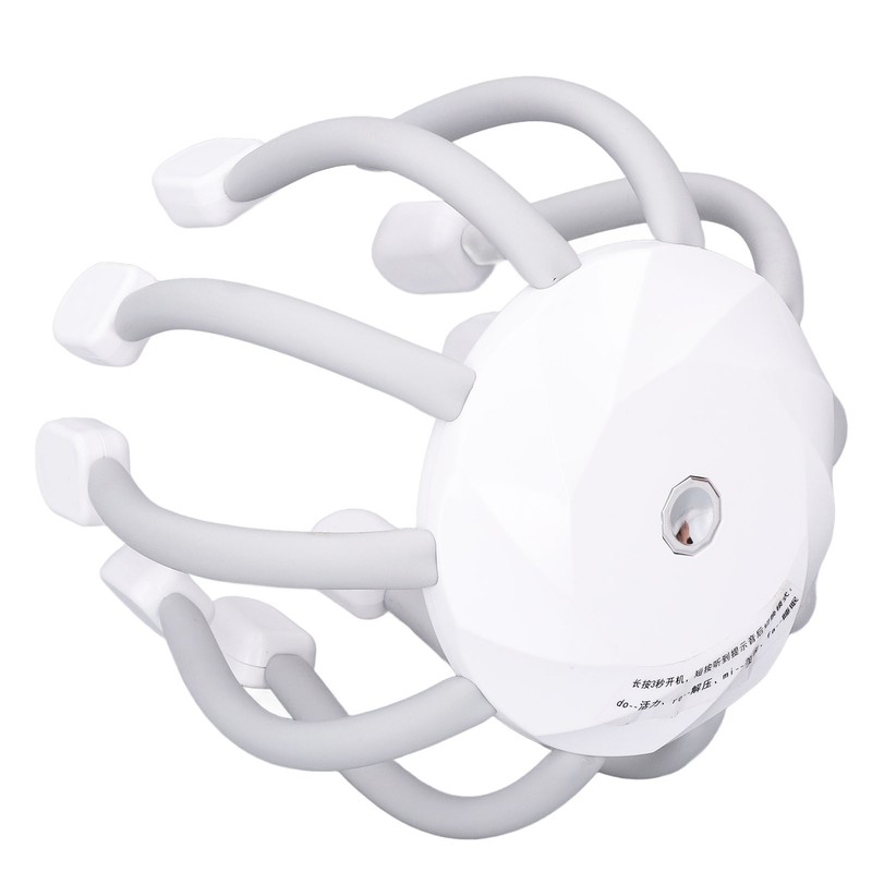 Electric Claw Head Massager with Heating 4 Modes Red LED