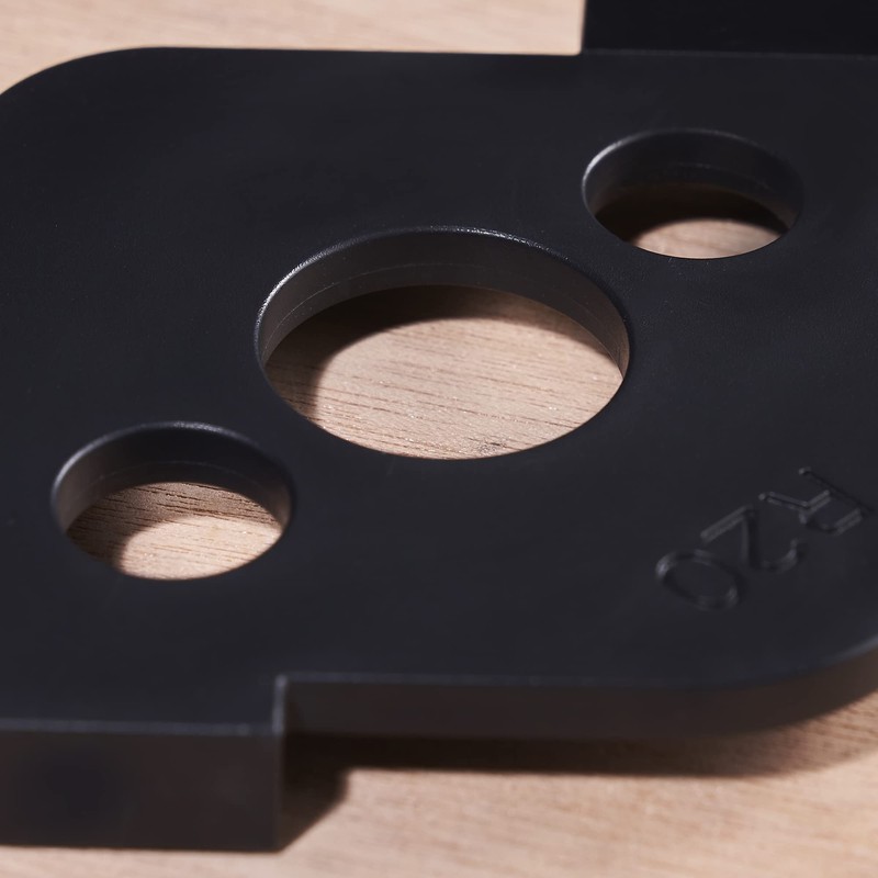 HERMIT TOOLS Pack of 4 Radius Jig Router Templates Corner