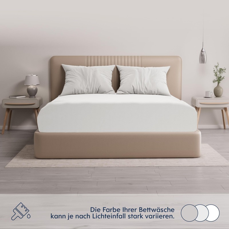 Dreamzie Premium topper fitted sheet, 140 x 200 cm, 160