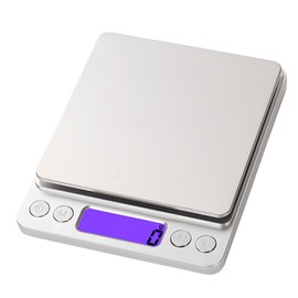 ANDERUI Digital Kitchen Scale, Cooking Scale, Electronic Scale, Measuring Instrument, Cooking, Electronic Scale, 0.2 oz (1 g), 3 kg (With Cover