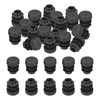 PATIKIL 1/2" Plastic Tubing End Caps, 40Pcs Round Hole Plug