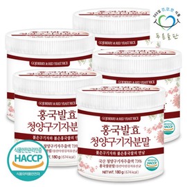 Green Field Red Ginseng Fermented Cheongyang Goji Berry Powder 180g (5 Packets) Powdered Lactic Acid Bacteria / 푸른들판 홍국균 발효 청양 구기자 분말 180g 5통 가루 유산균