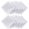 Srnede Men's Handkerchiefs,Soft White Hankie Hankerchieves …