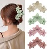 Large Flower Hair Clips for Women, Flower Hair Claw Clips