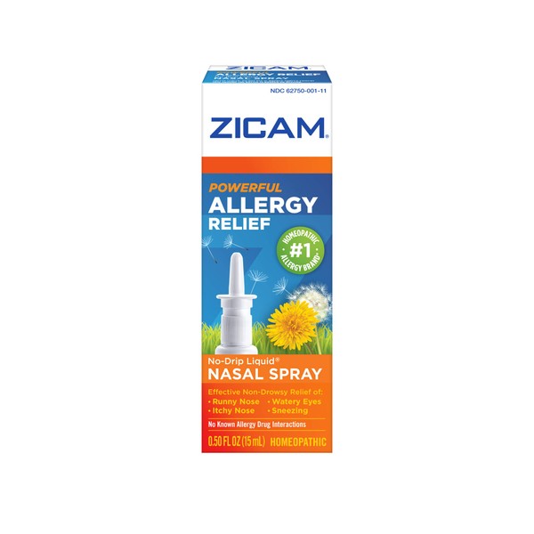 Zicam Allergy Relief No-Drip Liquid Nasal Spray Non-Drowsy, 0.5 Ounce