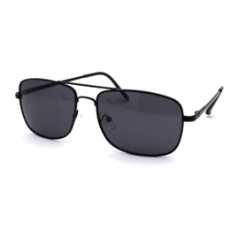 SA106 Mens Air Force Classic 90s Narrow Racer Pilots Sunglasses All Black