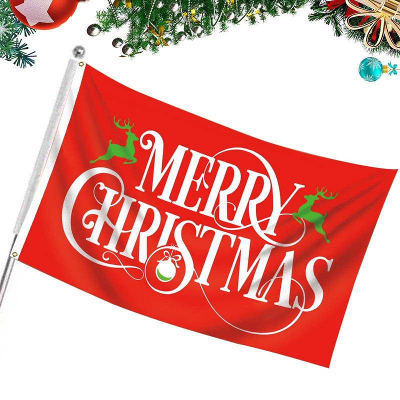 Generic Christmas Garden Flag - Dual-Sided Merry Christmas Flags Decorative,