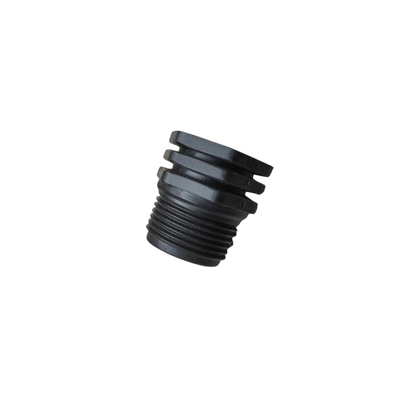 PP Threaded Plug Black PN10 Fittings Male Thread Plug 3/4