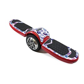 MightySkins Skin Compatible with LTXtreme Free-Style Hoverboard - Blue Petals | Protective, Durable, and Unique Vinyl Decal wrap Cover | Easy to Apply, Remove, and Change Styles | Made in The USA
