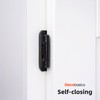 DecoBasics 20 Pack 1/2" Overlay Black Cabinet Hinges for Cabint