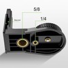 Ragyzity Level Bracket, Multifunctional Magnetic Laser Level, L-Shape Magnetic Bracket