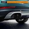 LCGP 2 Pack Carbon Fiber Exhaust Tip 2.5" Inlet to