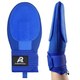 AzReference Sliding Mitt, Baseball Softball Sliding Glove for Kid Youth, Universal Right or Left Hand Baseball Sliding Mitts, Elastic Adjustable Wrist Compression Strap, Blue