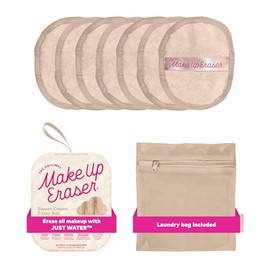 The Original MakeUp Eraser - Juego de 7 días, borra todo el maquillaje con solo agua, incluyendo rímel impermeable, delineador, base, lápiz labial, pr