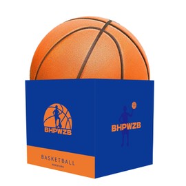 Silent Basketball Size 3 Indoor Foam Ball (7" Orange) | Quiet Dribbling for Summer Training Quiet Dribbling & Hoop Games