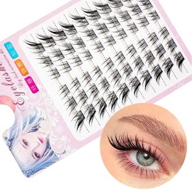 3D Cat Eye Natural Lash Cartoon Fox Cluster DIY Lash Extension Whispy C Curl Individual Lash for Eyelash Extension