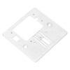Sewing Machine Needle Plate Q235 Steel 7.8x7.7cm Straight Stitch Needle