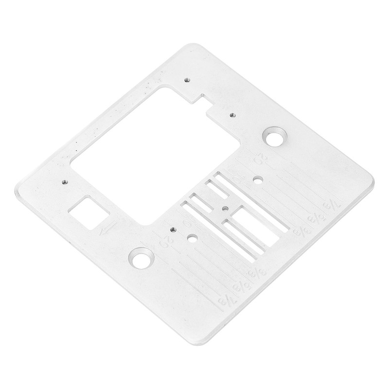 Sewing Machine Needle Plate Q235 Steel 7.8x7.7cm Straight Stitch Needle