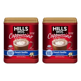 Hills Bros. Flavor Coffee (Sugar-Free French Vanilla, 12 Ounce (Pack of 2)