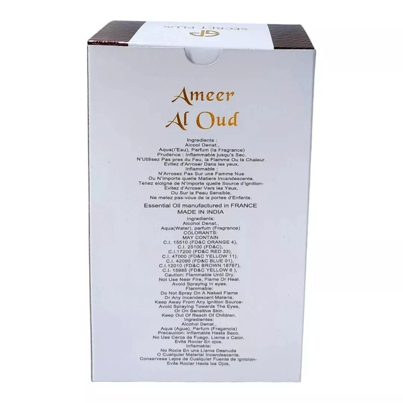Secret Ameer Al Oud Intense by Secret Plus 3.4oz Eau